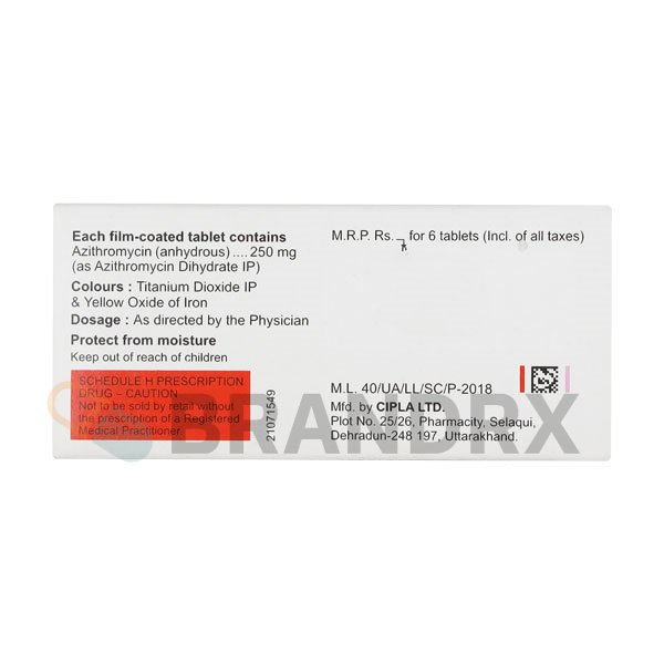 Azipro 250 mg Cipla